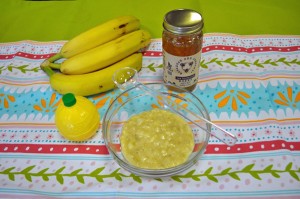 قناع العسل الموز للوجه