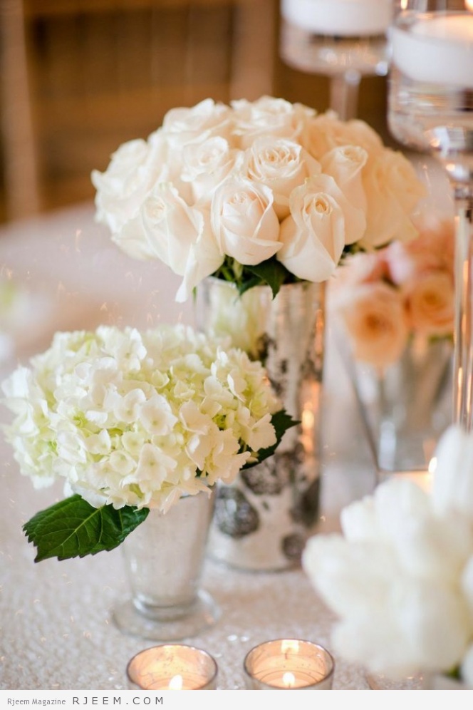 ماسكات زهور لعروس 2015