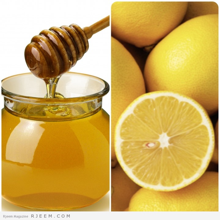 قناع العسل و الليمون