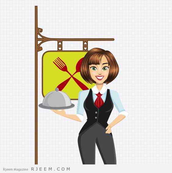 Vector_Waitress_Character_Preview