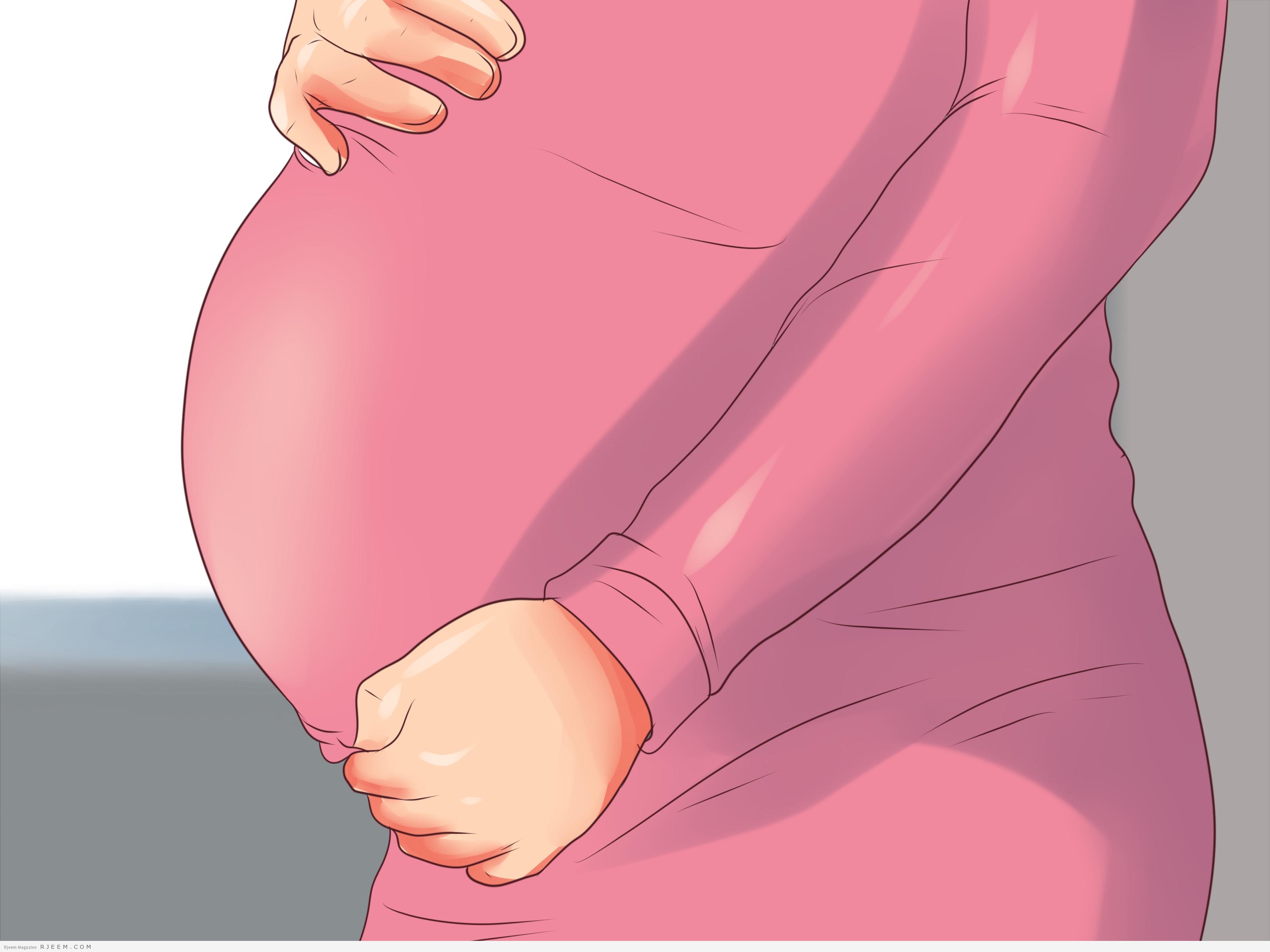 التخلص من انتفاخ البطن اثناء الحمل 