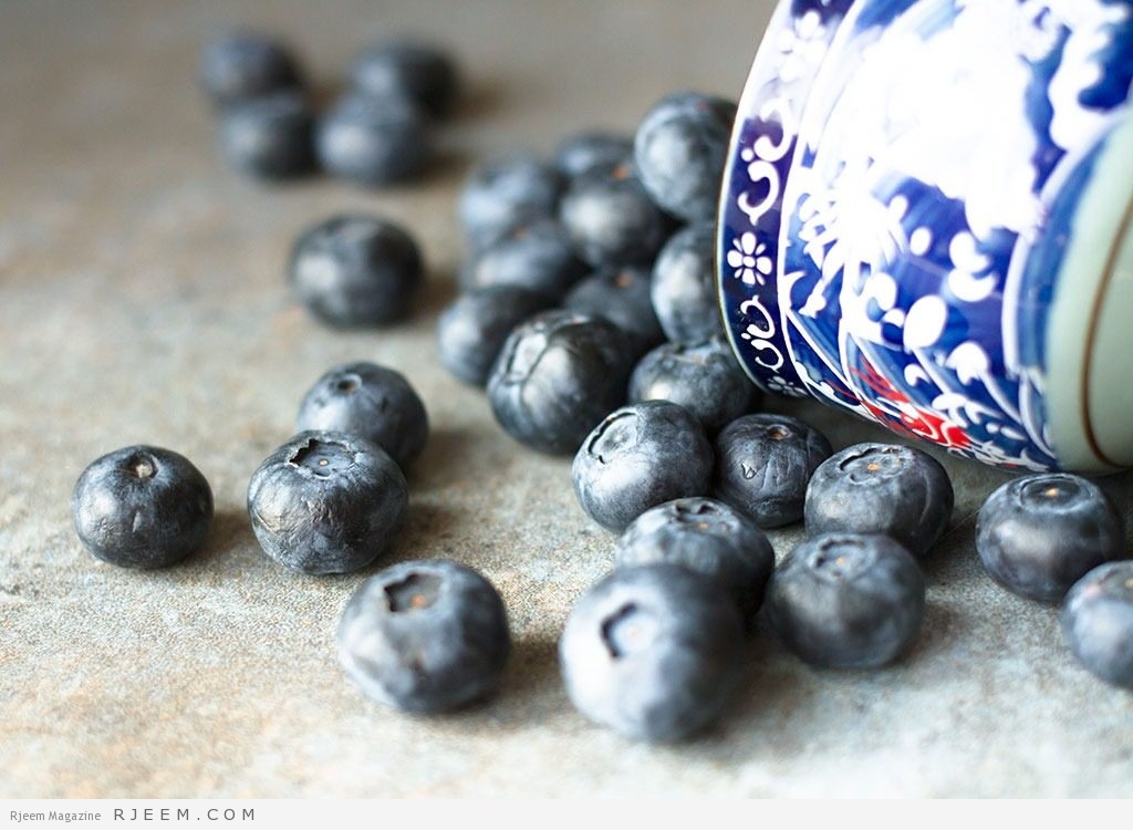 spilled-blueberries