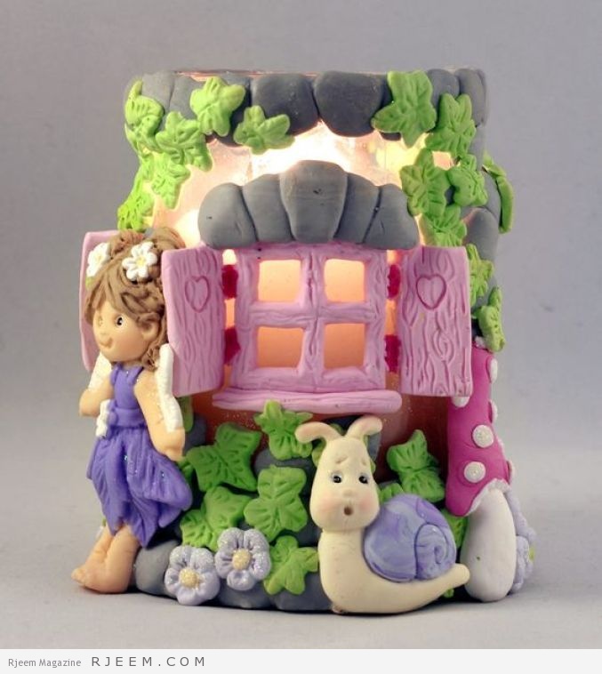 Candle Jar decorated by Kathryn Sturrock using her new Sugar Buttons Accessory moulds - the Enchanted Window and Garden Snail - Fabulous!: 
