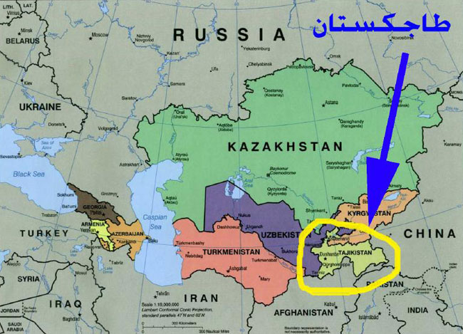 أين تقع طاجكستان