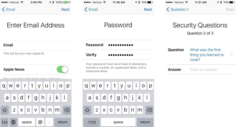 طريقة إنشاء Apple ID جديد على جهاز iPhone أو iPad