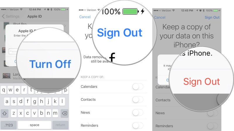 طريقة تسجيل الخروج من iCloud على iPhone أو iPad
