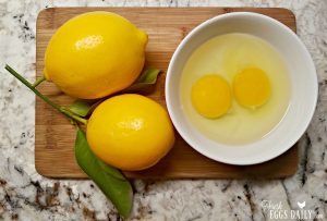 قناع البيض والليمون