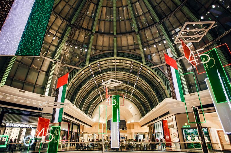 اكبر و اشهر مراكز التسوق في الامارات .